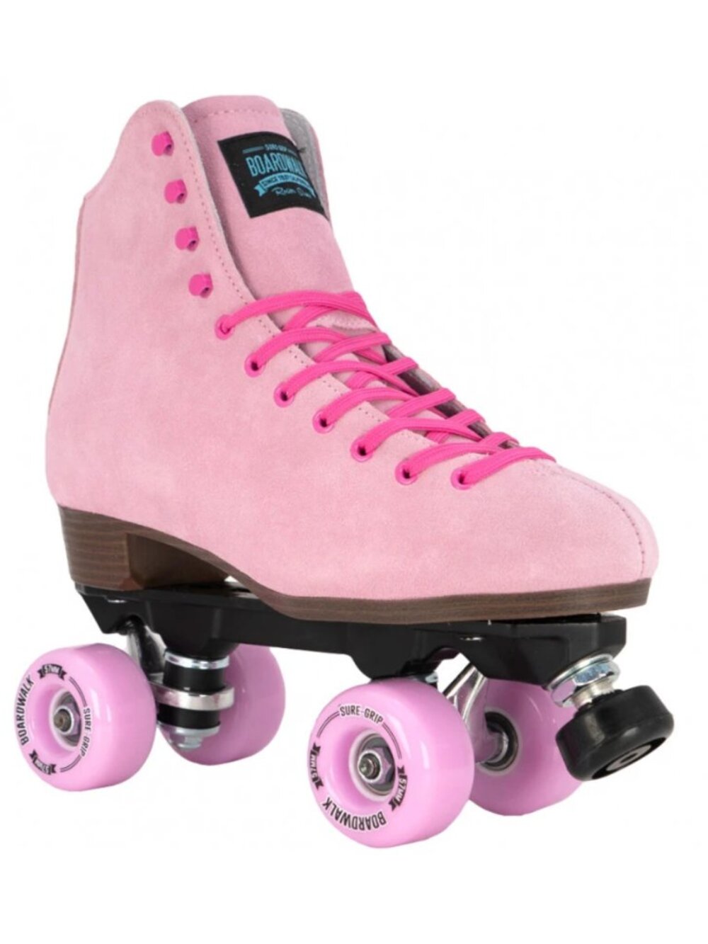 Sure- Grip Boardwalk roller skates with Luminous Cotton Candy wheels, size 8